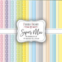 набор бумаги для скрапбукинга super mix, 15x15 см, 9 листов