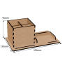 Desk organizer DIY kit for visit cards and stationery, #08 - 0