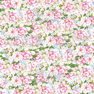 Sheet of double-sided paper for scrapbooking Wedding of our dream #28-03 12"x12" - 2