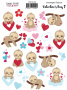 Kit of stickers Valentines day 7 #099