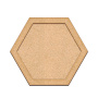 Kunstkarton Hexagon, 29cm x 25cm