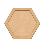 Art board Hexagon, 29cm х 25cm