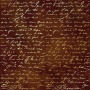 Einseitig bedruckter Papierbogen mit Goldfolienprägung, Muster „Goldener Text Braun Aquarell“