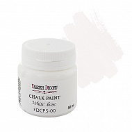  Меловая краска Chalk Paint, цвет Белый 50ml
