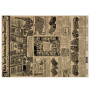 Arkusz kraft papieru z wzorem "Vintage Christmas", #10, 42x29,7 cm