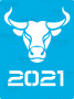 Трафарет многоразовый 15x20см Символ года 2021 #334