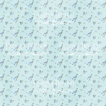 Sheet of double-sided paper for scrapbooking Shabby baby boy redesign #35-01 12"x12"