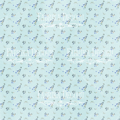 лист двусторонней бумаги для скрапбукинга shabby baby boy redesign #35-01 30,5х30,5 см