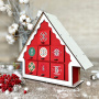 Mini Advent Calendar "Tiny" for 7 days with sticker numbers, DIY kit - 0