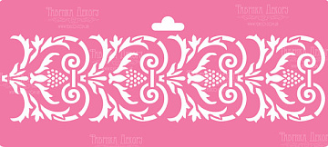 Stencil for decoration XL size (30*12cm), Border #130