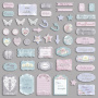 Set of die cuts Shabby dreams-1, 50 pcs - 1