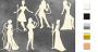 Spanplatten Set Singende Mädchenfiguren #596