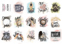 Journaling stickers set #2-011