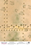 Deco vellum colored sheet Grunge Bootprints, A3 (11,7" х 16,5")