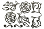 Набор чипбордов Flower mood 3 10х15 см #139