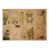 лист крафт бумаги с рисунком botanical backgrounds #10, 42x29,7 см