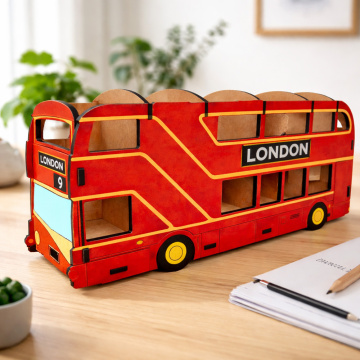 Desk organizer DIY kit "London bus", #011 - 2