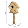 Blank for decoration "Birdhouse" on a figured leg, #360 - 0