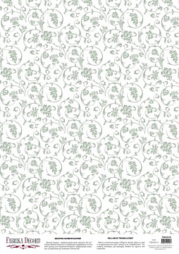 Deco vellum colored sheet French patterns, A3 (11,7" х 16,5")