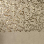 Piece of PU leather with gold stamping, pattern Golden Butterflies Beige, 50cm x 25cm - 1