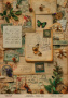 Kraft decoupage paper, 21x29,7cm, “Botanica Vintage”, #0066 Kraft decoupage paper, 21x29,7cm, “Botanica Vintage”, #0066