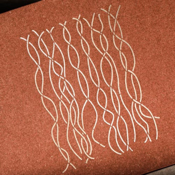 Stencil reusable, 15x20cm Vines background, #412 - 2 Stencil reusable, 15x20cm Vines background, #412 - 2