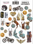 Kit of stickers Grunge&Mechanics #084