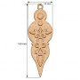 Blank for decoration New year tree toy 49, #482 - 0