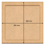 Art board Square, 30cm х 30cm - 0