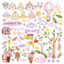 Doppelseitig Scrapbooking Papiere Satz Cutie Sparrow Girl, 30.5 cm x 30.5cm, 10 Blätter