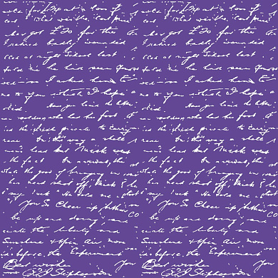 лист односторонней бумаги с серебряным тиснением, дизайн silver text lavender, 30,5см х 30,5см