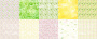 Double-sided scrapbooking paper set  Spring blossom 8"x8" 10 sheets - 0
