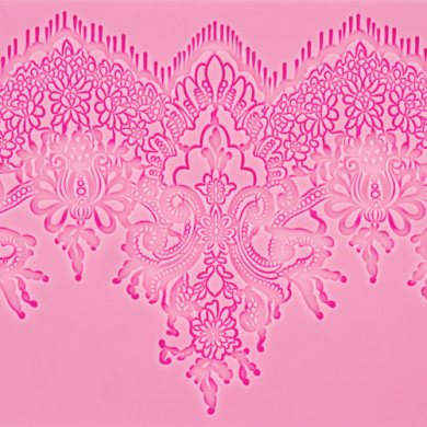 силиконовый коврик, цветочное кружево #26 - 2