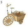 Schreibtisch-Organizer-Set "Fahrrad mit Blumen" #048