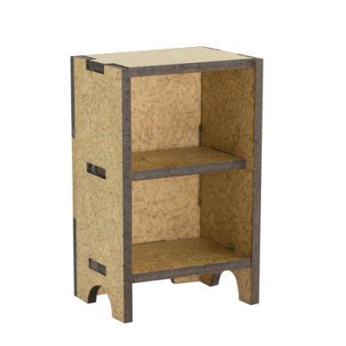 фигурки 3d для украшения кукольных домиков и шедоубоксов тумбочка, подсвечник, люстра, набор #52 - 2