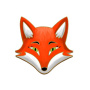 Brooch blank for coloring #095 “Fox” - 0