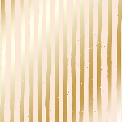 лист односторонней бумаги с фольгированием, дизайн golden stripes beige, 30,5см х 30,5 см