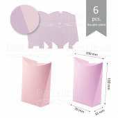 Набор картонных заготовок #007 color_Shabby pink-light pink Набор картонных заготовок #007 color_Shabby pink-light pink