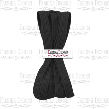 Elastisches Flachband, Farbe schwarz