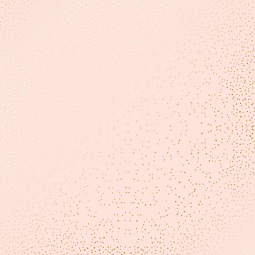 Blatt aus einseitigem Papier mit Goldfolienprägung, Muster Golden Mini Drops Light Pink, 12"x12"