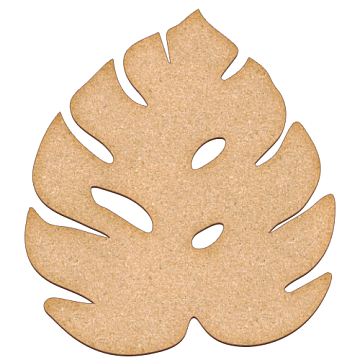 Art board Monstera Leaf, 30cm х 33,5cm