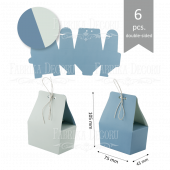 Набор картонных заготовок #004 color_Blue-shabby blue Набор картонных заготовок #004 color_Blue-shabby blue