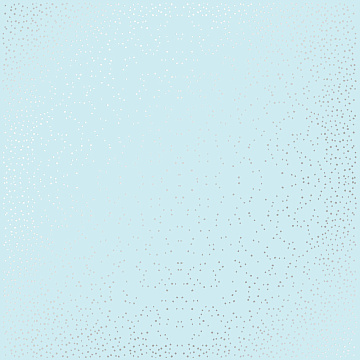 Sheet of single-sided paper embossed with silver foil, pattern Silver Mini Drops Blue 12"x12"