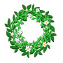 Blank for decoration "Wreath with flowers" #396 - 0
