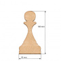  Art board Pawn Chess Piece 9,5х18 cm - 0