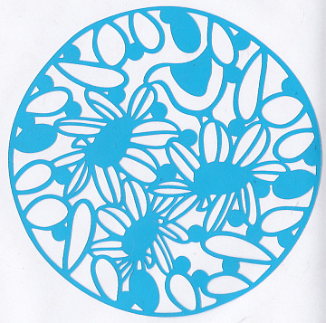 Stencil for crafts 14x14cm "Napkin 2" #061