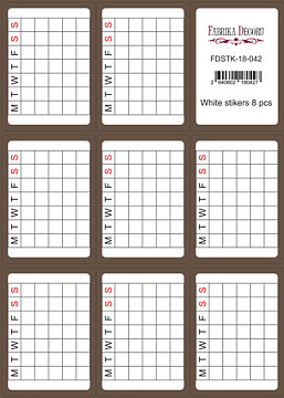 Set of stickers for journaling and planners #18-042