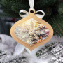 DIY wooden set “Cozy Winter” for making 3 Christmas tree decorations, #054 - 2