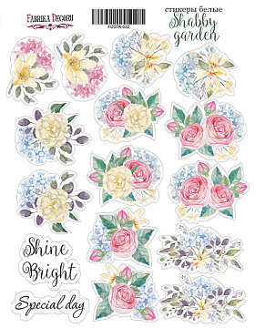 Kit of stickers #032, "Shabby garden"