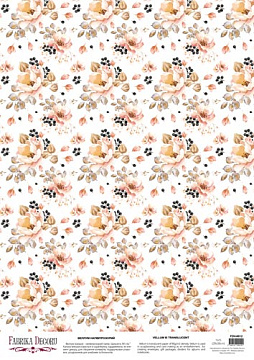 Deco vellum colored sheet Sentimental story, A3 (11,7" х 16,5")